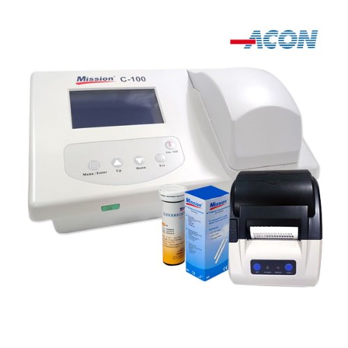 [ACON] Mission C100 간기능검사기 혈액진단기 AST/ALT 1통 + 프린터1대